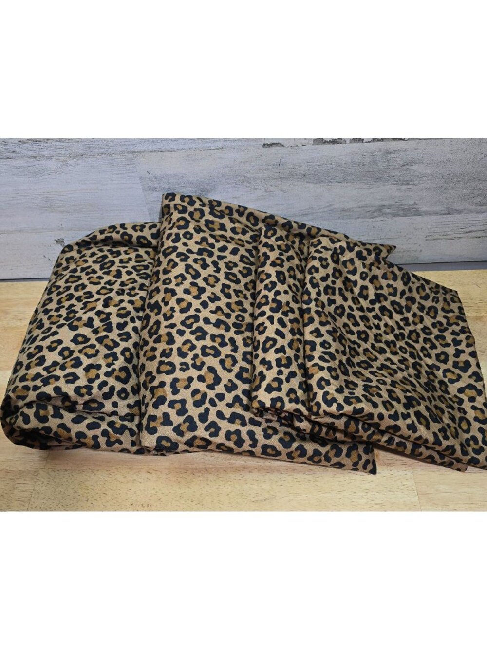 Mainstays Leopard Animal Print Microfiber Sheet Set Queen Size E0